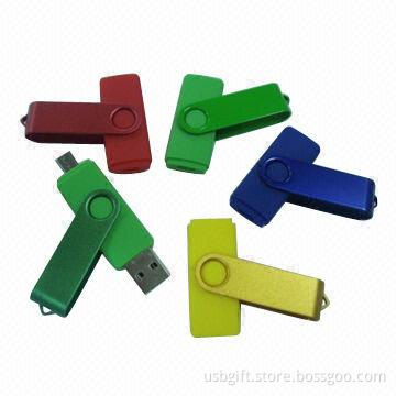 USB flash memory, 4GB classic commercial USB, swivel pen drive, promotional gift